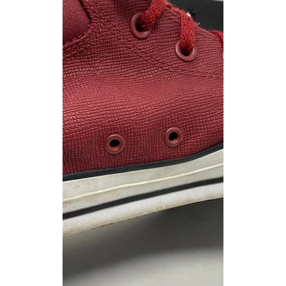 Converse Chuck Taylor All Star High Street Red Leather Sneakers 152658C Mens 12